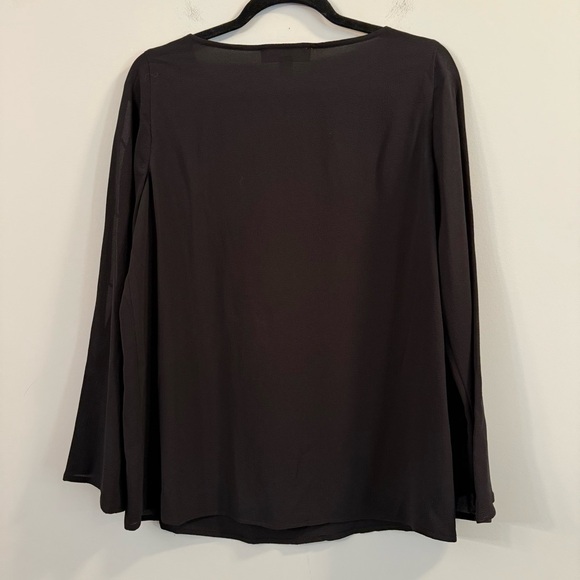 Women’s new MICHAEL Michael Kors Elegant Black open sleeve long sleeve blouse - Picture 5 of 5